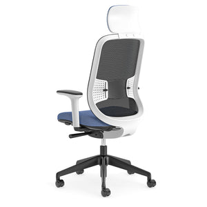 With headrest / Mesh Black/Era Cobalt CSE42