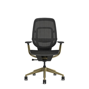 Without headrest / Intermix Black KR08+Matte Brass 4B22