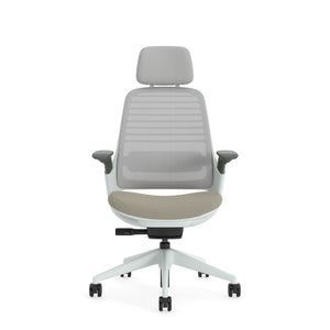 With headrest / 3D Microknit Seagull 5T31/Era Truffle CSE02