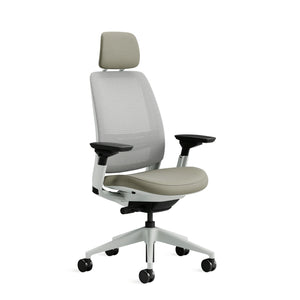 With headrest / 3D Microknit Seagull 5T31/Era Truffle CSE02
