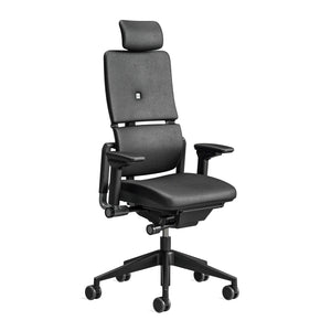 With headrest / Europe Leather Black 0273