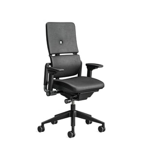 Without headrest / Europe Leather Black 0273