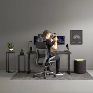 With headrest / 3D Knit Black 01+Era Onyx CSE14