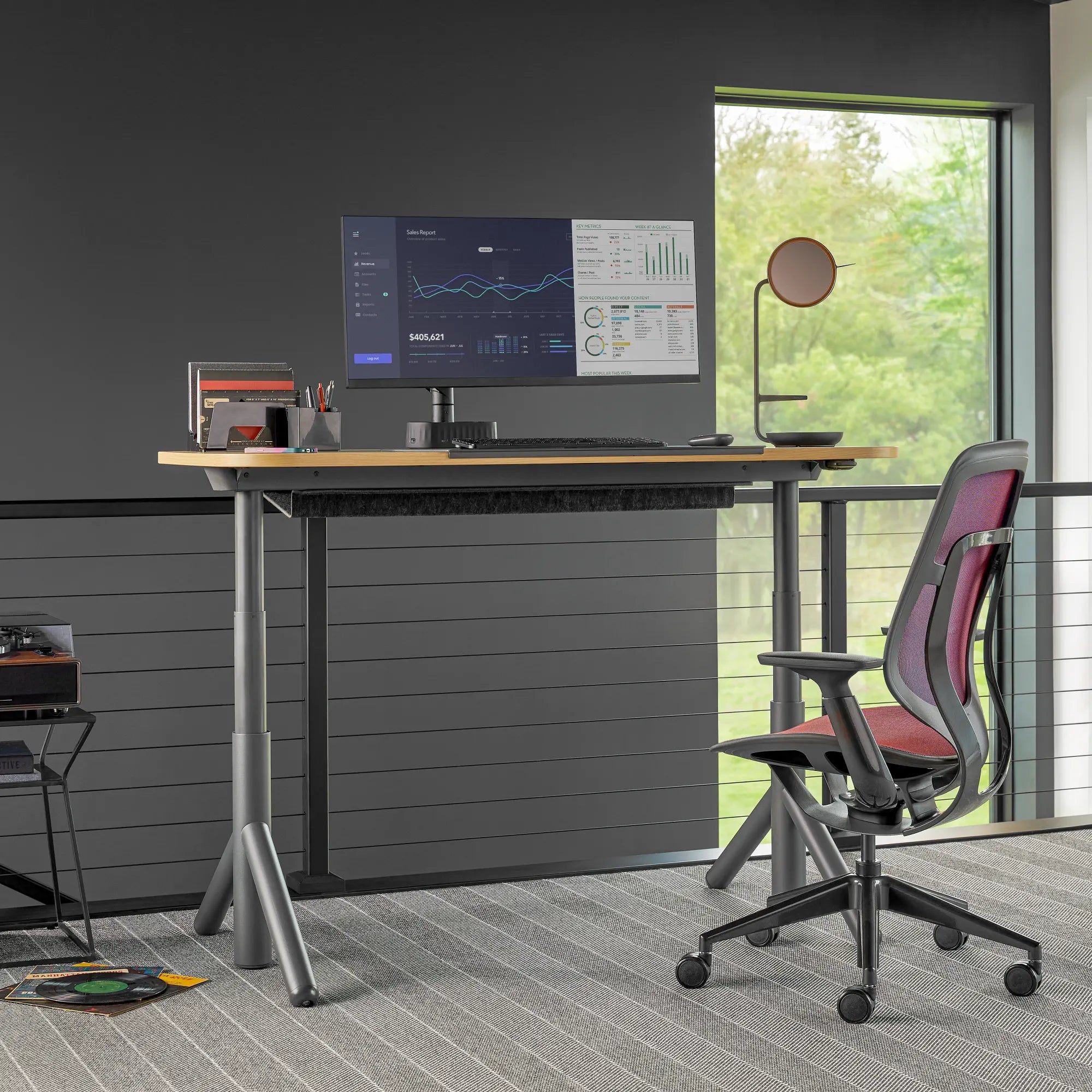 Without headrest / Intermix Shift Red-Blue KR12