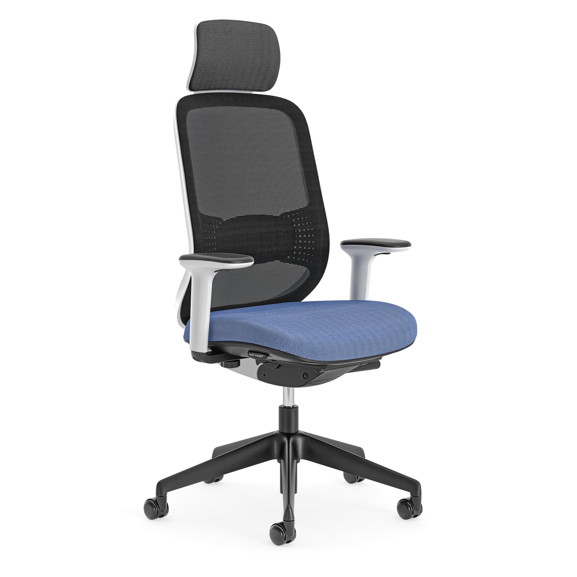 With headrest / Mesh Black/Era Cobalt CSE42