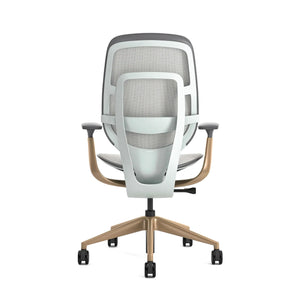 Without headrest / Intermix Opaque Seagull KR14+Matte Brass 4B22