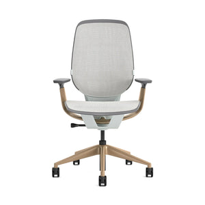 Without headrest / Intermix Opaque Seagull KR14+Matte Brass 4B22