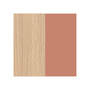 Melamine Clear Oak 2 2LAK/Paint Rose Quartz 1ATG