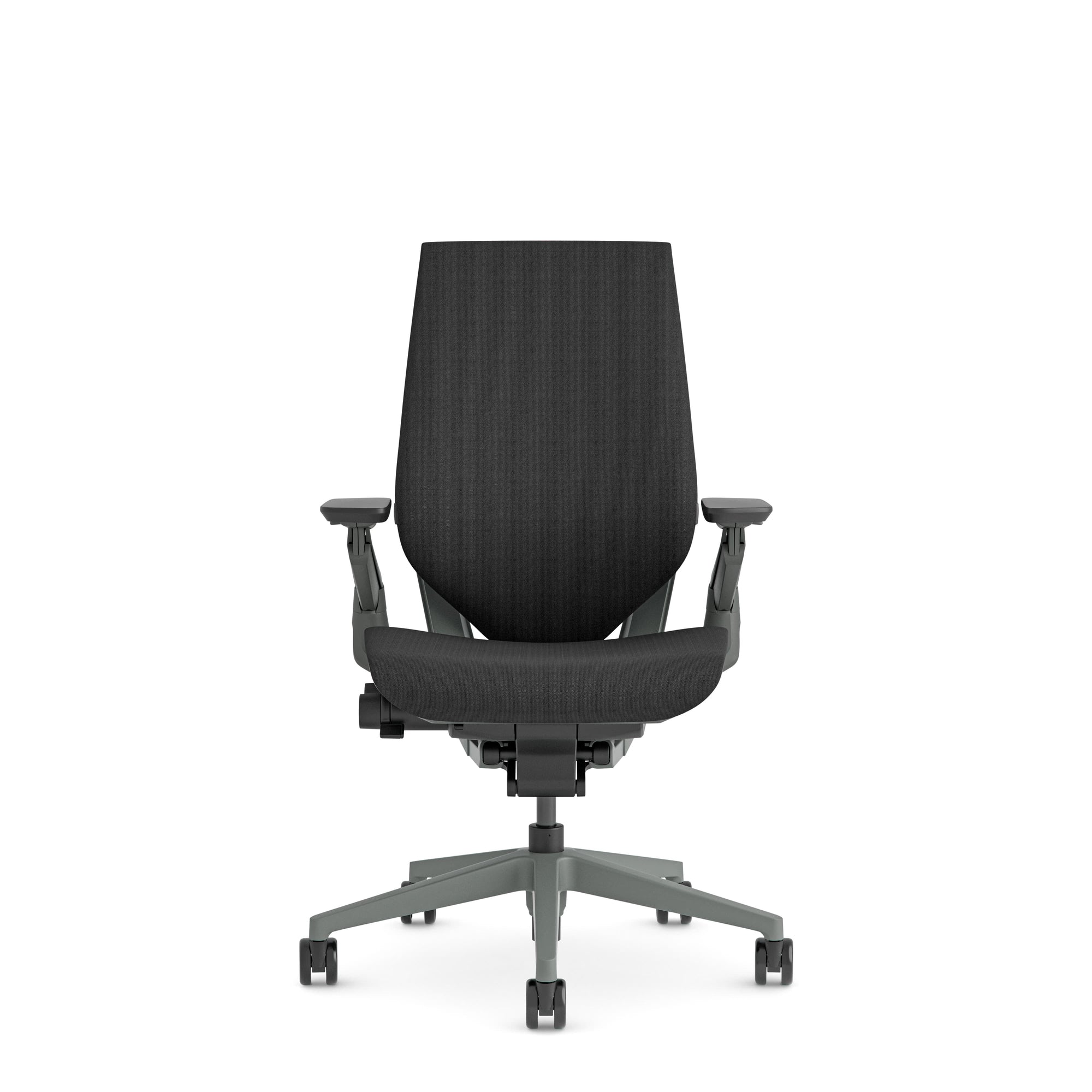 Steelcase Steelcase Gesture Office Chair シェルバック、ダークonダークフレーム、腰椎サポート High  Height Range (17