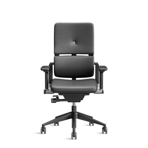 Without headrest / Europe Leather Black 0273